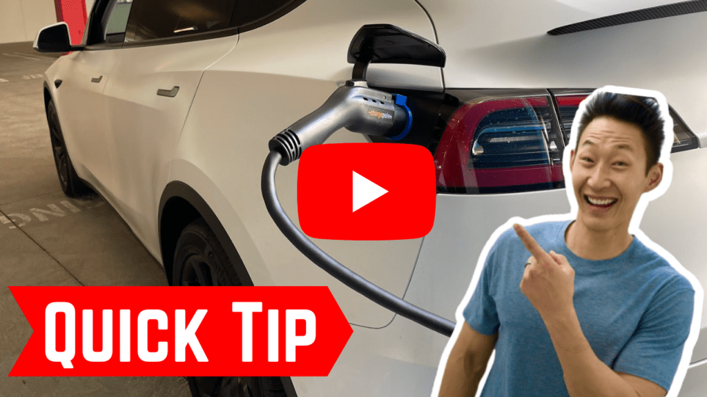youtube how to charge at non-tesla charger