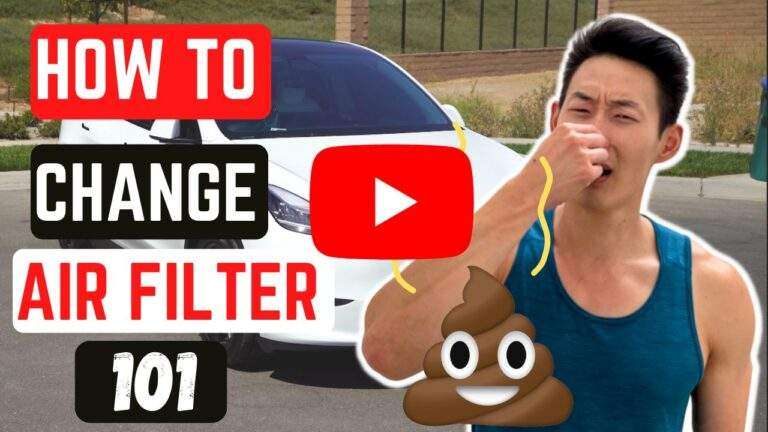 tesla how to replace air filter