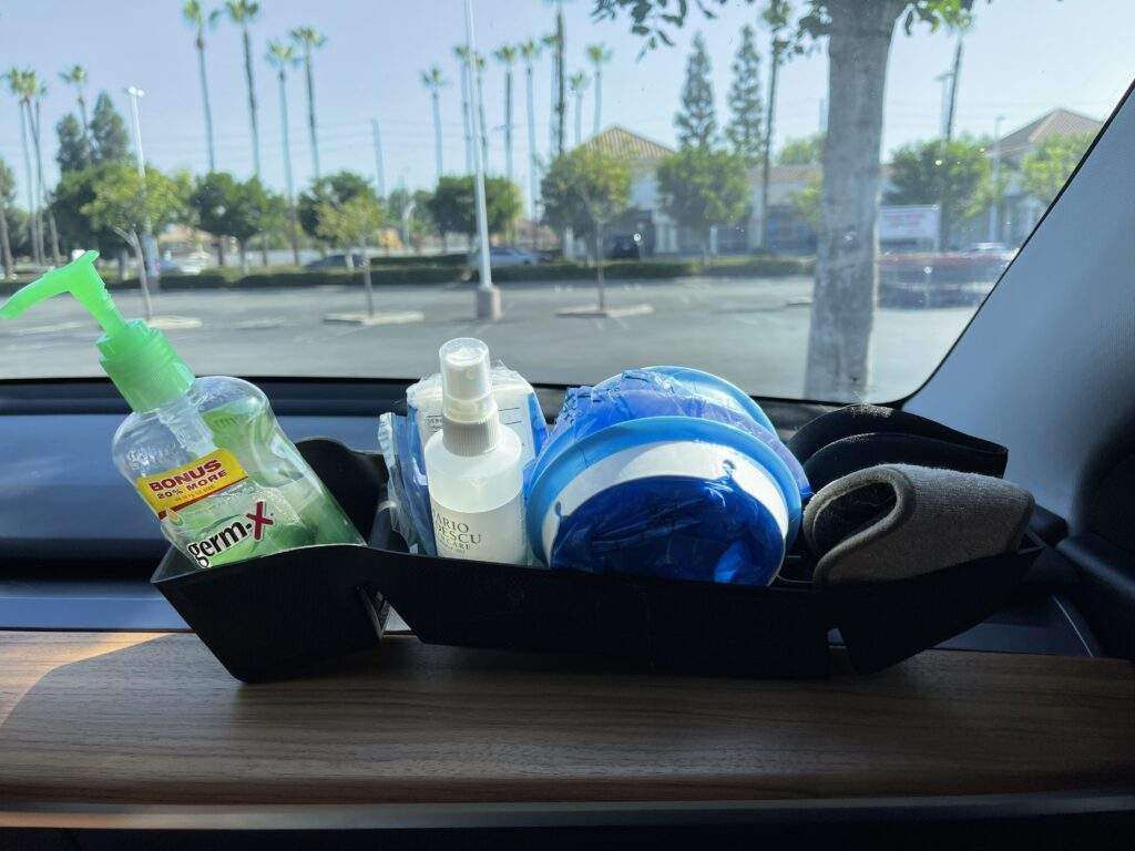 tesla side door organizer
