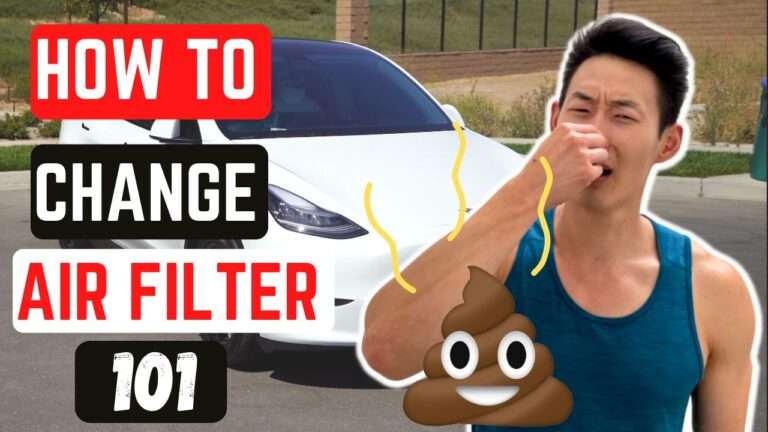 how to change air filter tesla
